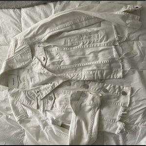 Blank NYC White Denim Jacket